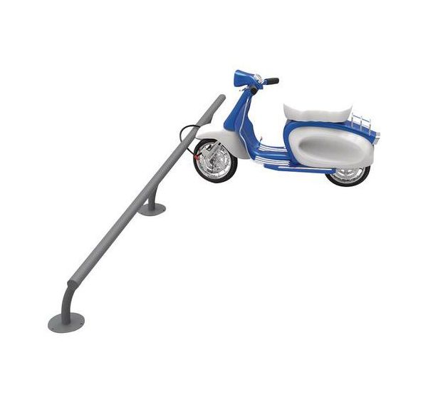 Barre accroche moto - Peinte - 4800