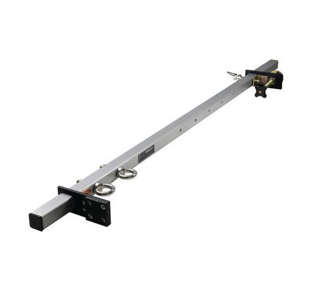 Barre d'ancrage en aluminium anodisé