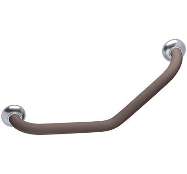 Barre d'appui coudée SOFT taupe