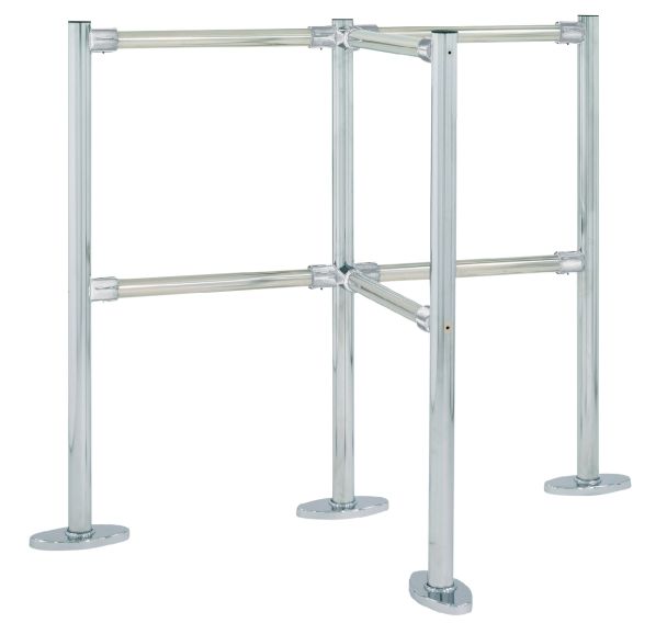 Barre et poteau pour portillons et tourniquets