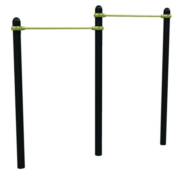 Barre fixe double pour parcours sportif Freetness