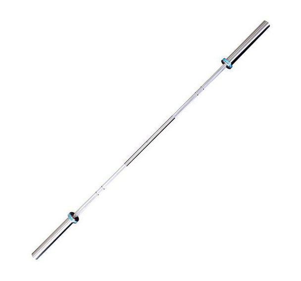 Barre olympique femme 201 cm bleu ciel Sveltus