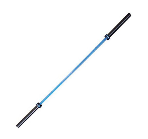 Barre olympique homme 220 cm bleu royal Sveltus
