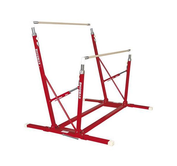 Barres asymétriques pieds fixes Gymnova