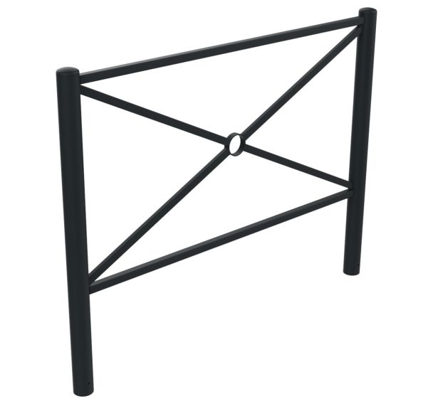 Barrière CROISY tête bombée métal - BUTON DESIGN