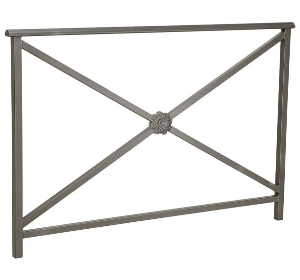 Barrière Lisbonne 1 m structure Rosace - zinc - Procity