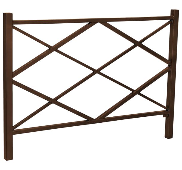 Barrière Losange 1.50 m - zinc - Procity