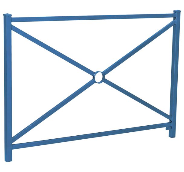 Barrière Orléans 1.47 m structure simple croix - zinc - Procity