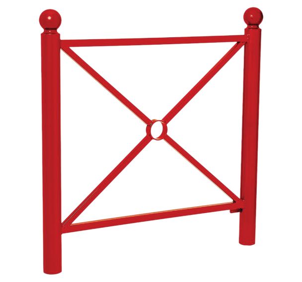Barrière Province simple croix Boule - zinc - Procity