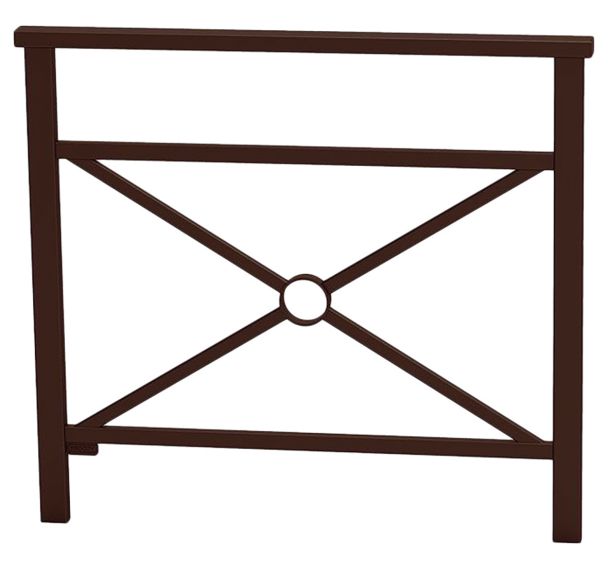 Barrière Venise structure simple croix - zinc - Procity