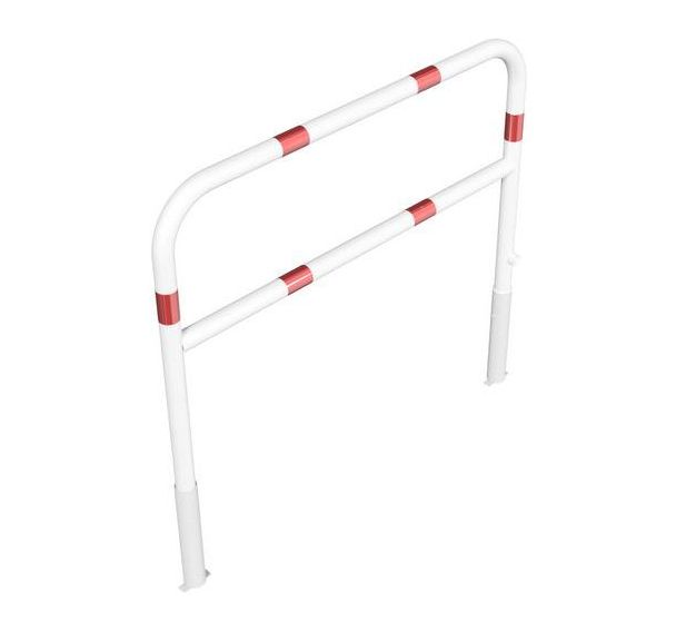 Barrière amovible tournant blocage triangulaire-Blanc/Rouge-Schake