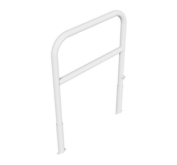 Barrière amovible tournant blocage triangulaire avec barre