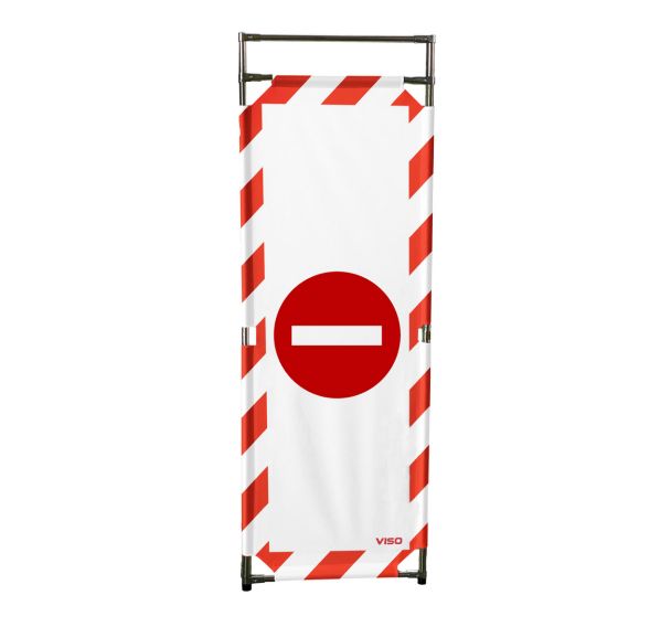 Barrière d'intervention 1,80m logo interdit - VISO