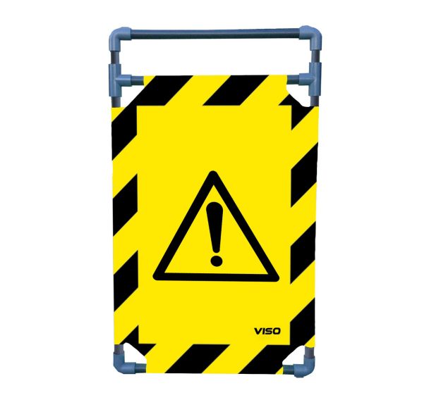 Barrière d'intervention structure PVC 1 panneau - Viso