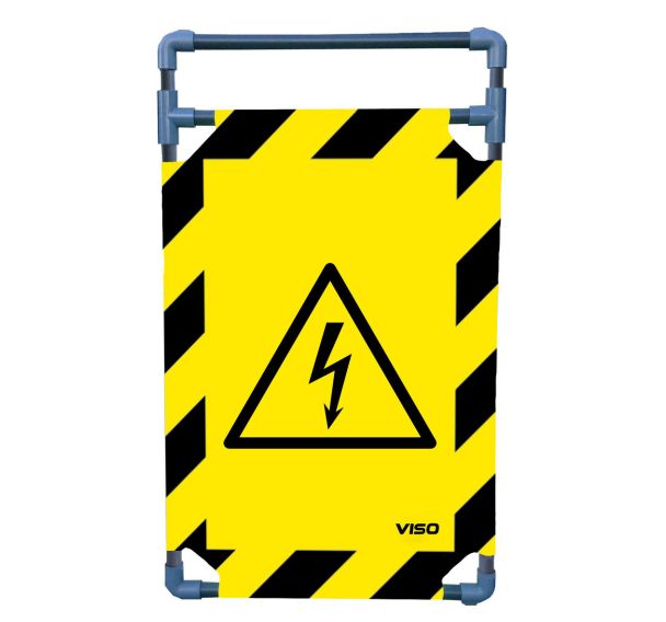 Barrière d'intervention structure PVC 1 panneau - Viso