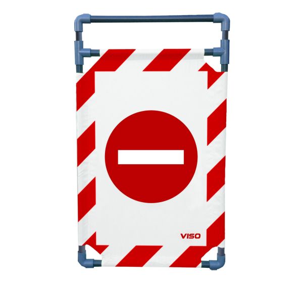 Barrière d'intervention structure PVC 1 panneau - Viso