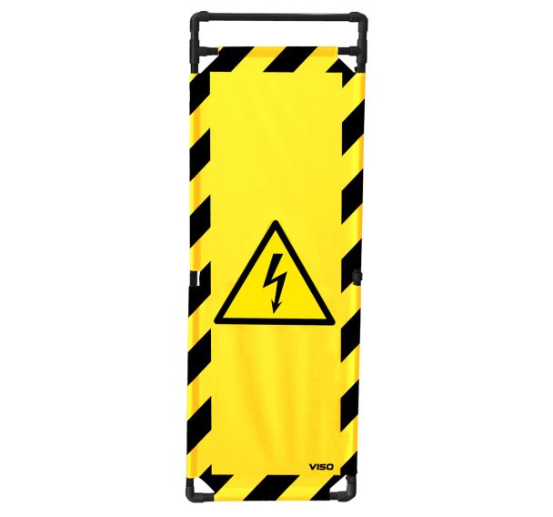 Barrière d'intervention structure PVC 1 panneau 180cm - Viso