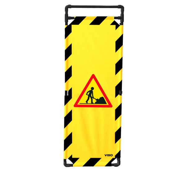 Barrière d'intervention structure PVC 1 panneau 180cm - Viso