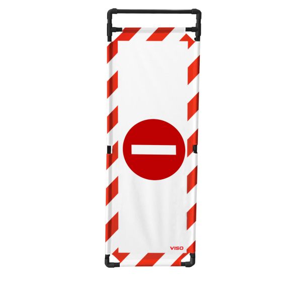 Barrière d'intervention structure PVC 1 panneau 180cm - Viso