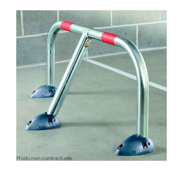 Barrière de parking 3 pieds rabattable design - Mottez
