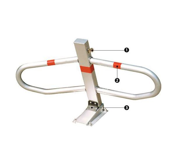 Barrière de parking Flexy - Serrure à cylindre