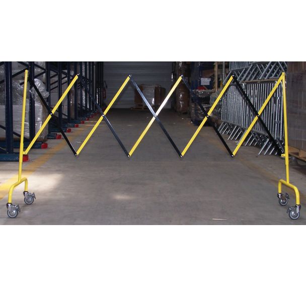 Barrière extensible sur roulettes - Mottez