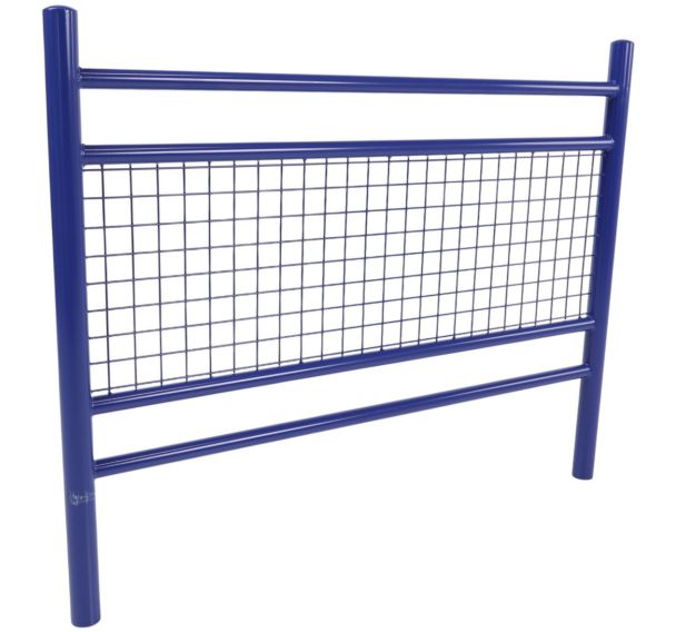 Barrière grillagée - Bleue - Manutan Expert