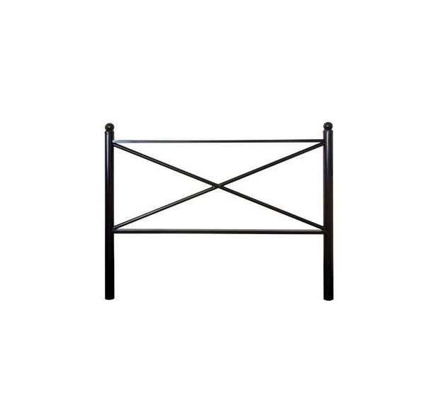 Barrière grillagée - Noire - Manutan Expert