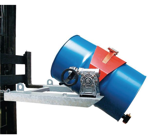 Basculeur manivelle et chaîne pour fût – Force 300 kg