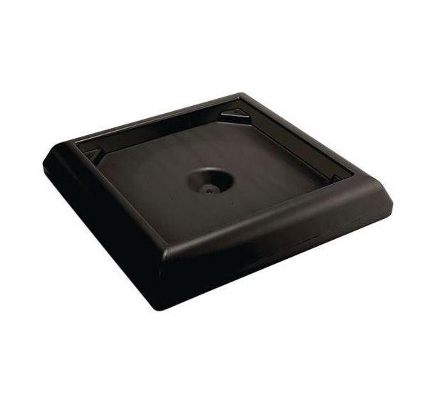 Base lestée pour poubelle Ranger - Carrée Noir