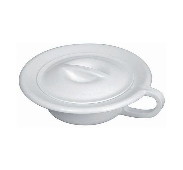 Bassin de lit - 2 5 L - Rond - Avec couvercle