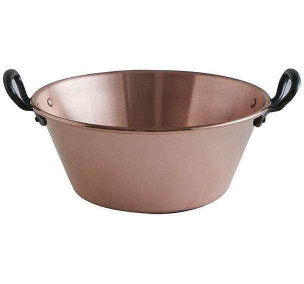 Bassine confiture cuivre 26cm 3L induction