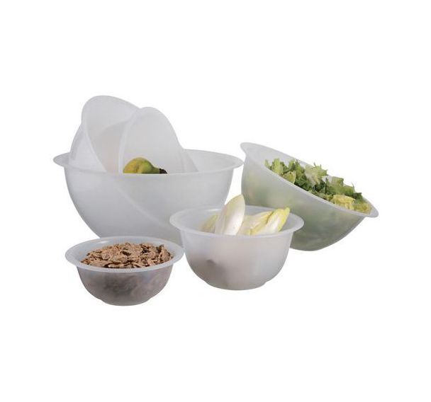 Bassine demi-ronde en polypropylène