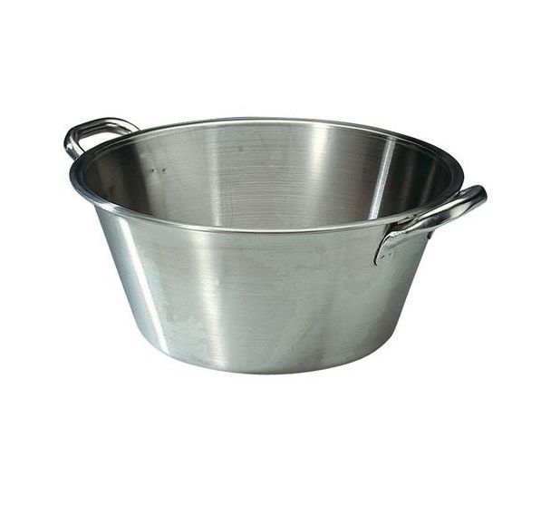 Bassine landaise inox