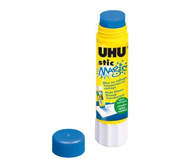 Bâton colle UHU couleur 8 g.