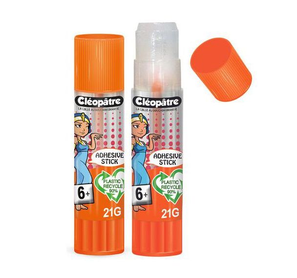 Bâton colle transparente 21 g Cléostik