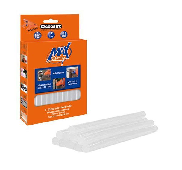 Bâton recharge pour Max Cleo'Gun (Boîte de 11)