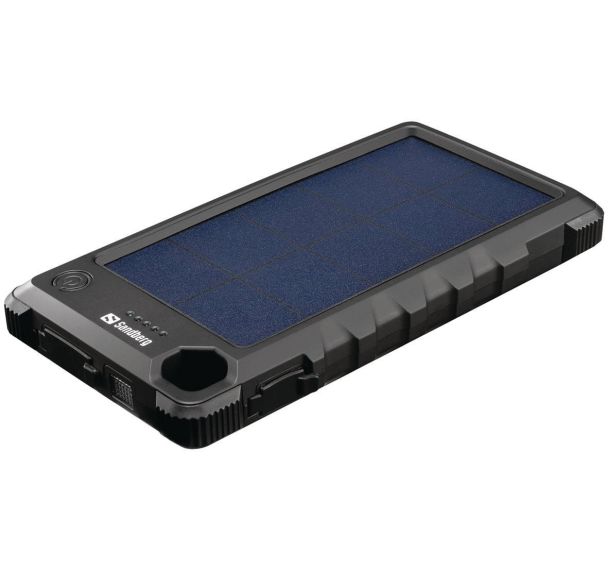 Batterie externe coque IP66 solaire 10000 - Sandberg
