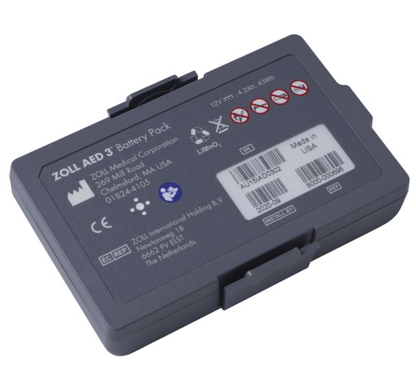 Batterie pour AED3 lithium manganèse dioxyde Zoll