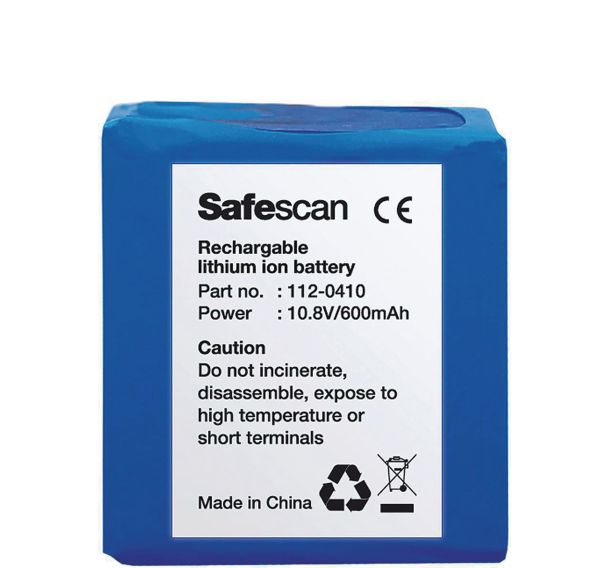 Batterie rechargeable LB-105 pour détecteur de faux oeillets 155-S - Safescan