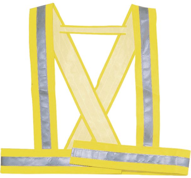 Baudrier de signalisation fluorescent en polyuréthane