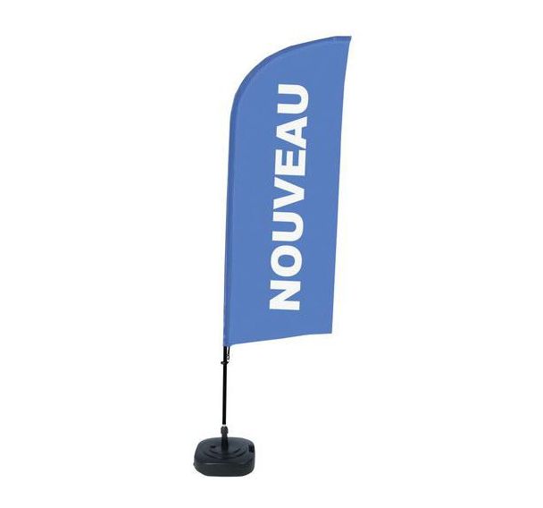 Beach flag base remplissable Nouveau - Français - Showdown Displays