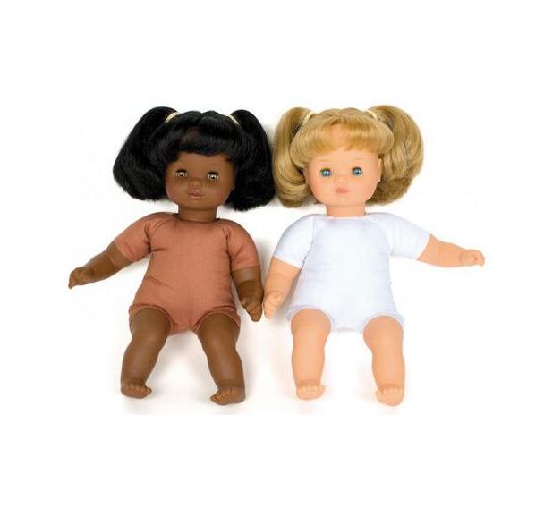 Bébé africain 30 cm avec cheveux