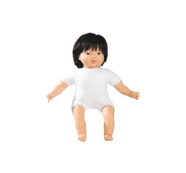 Bébé asiatique garçon 40 cm avec cheveux