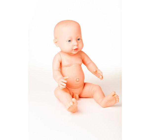 Bébé européen garçon 40 cm sans cheveux