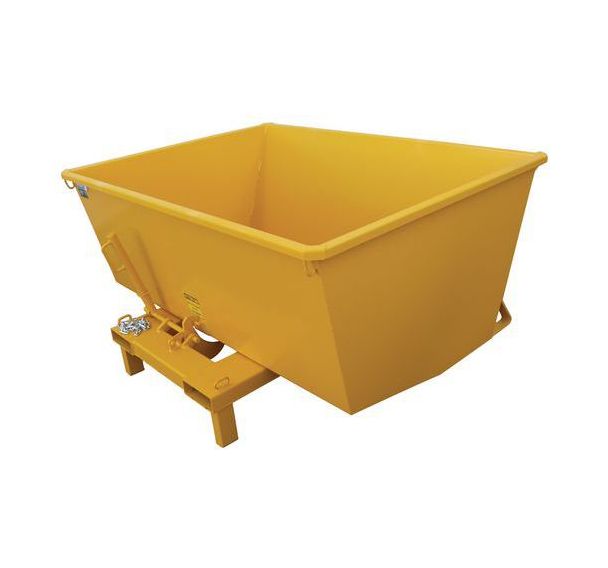 Benne autobasculante à hauteur réduite sur socle - Goubard