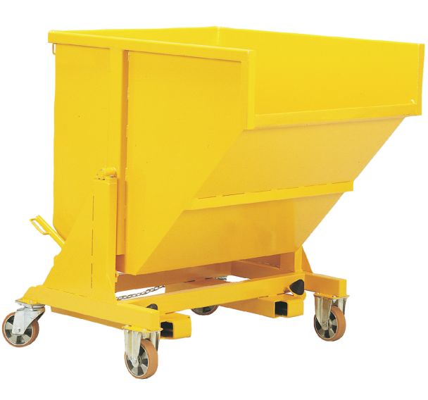 Benne autobasculante GIE sur pivot central - Sur roulettes
