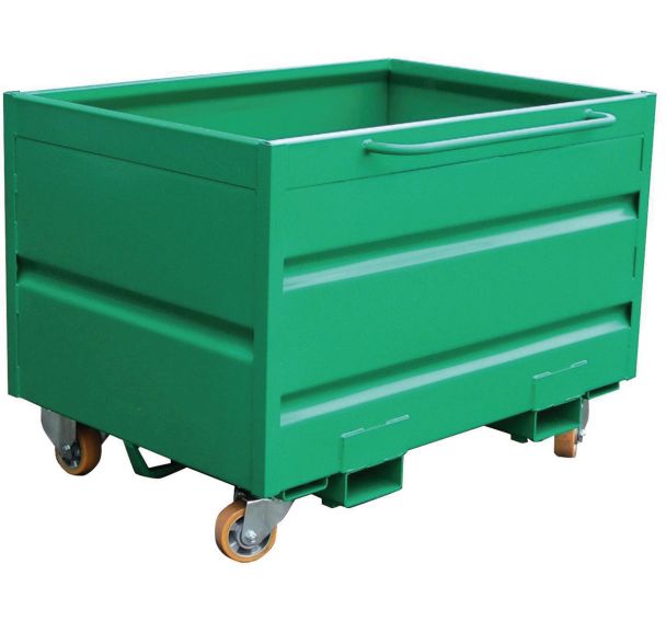 Benne basculante - Pour retourneur - Sur socle ou roulettes - 750 L