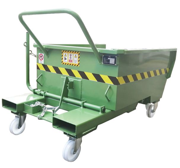 Benne basculante en acier renforcé Vert - Sall