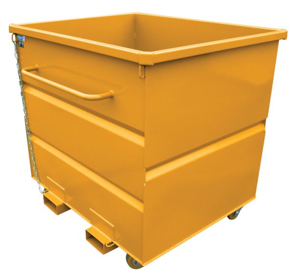 Benne pour chariot à tête rotative - Avec roulettes - 500 à 2000 L